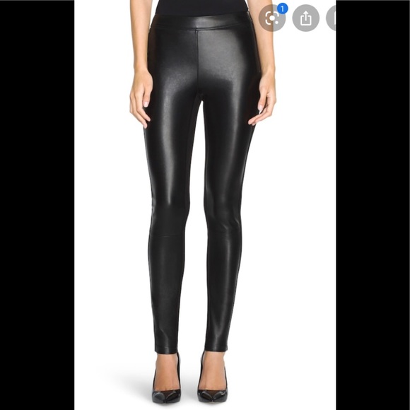 faux leather shiny leggings